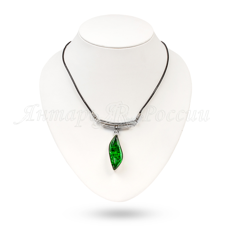 Колье Бернит Посеребрение